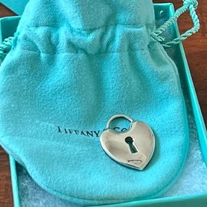 Tiffany & Co. Sterling Large Heart lock
